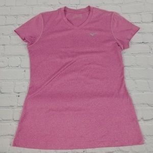 Mizuno Athletic Sports Shirt Sz Small Pink